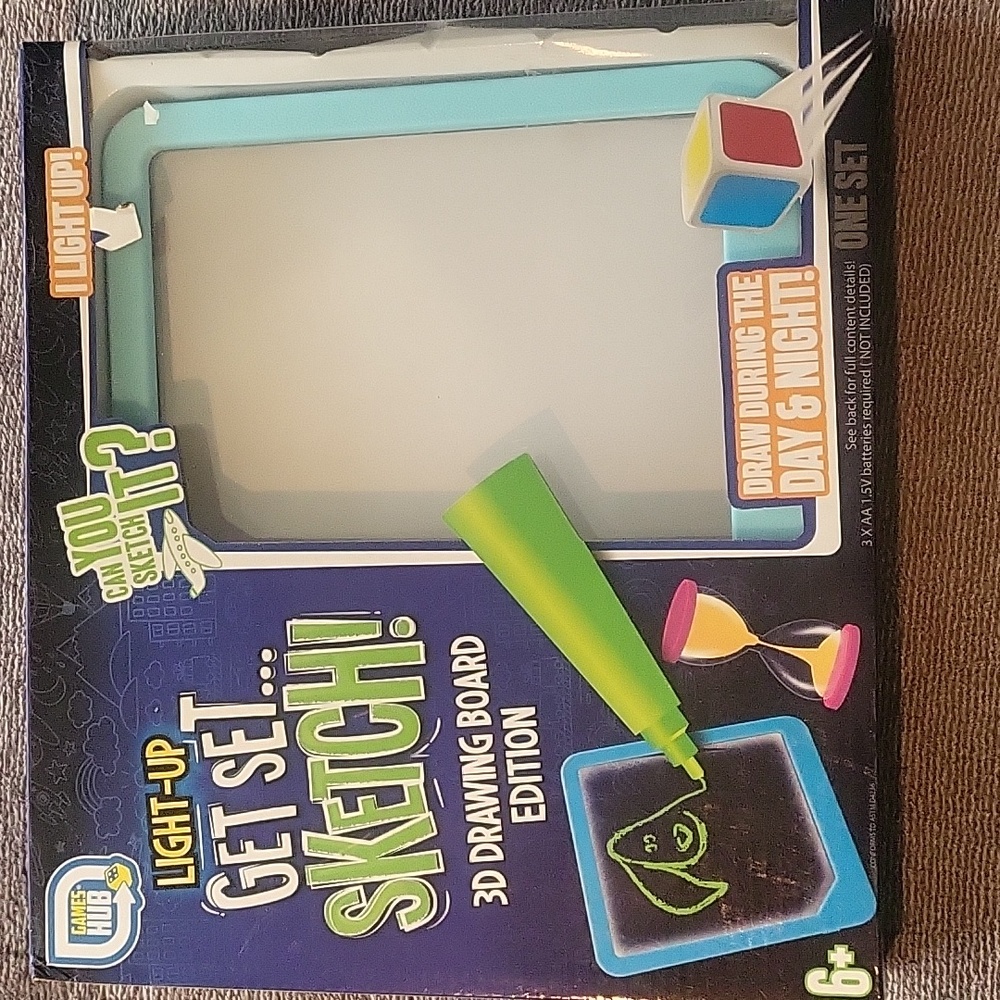 Light up get set sketch game
